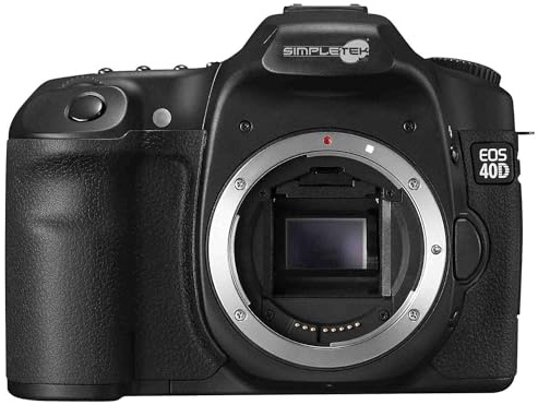 SIMPLETEK - EOS 40D 10.1 MP RAW AF 9 Areas SLR Camera | Body Only, Without Lens and Memory Card | Battery and Charger Included (Refurbished)