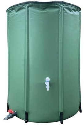 Colector de agua de lluvia – Colector de agua de lluvia, barril de lluvia | Barril de recogida de lluvia | Tanque de almacenamiento de agua con cubierta de malla | Tanque de almacenamiento de agua |