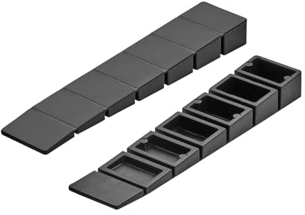 SOTECH 100er Set Möbelkeile 75 x 15 mm zum Ausgleich bis 7,5 mm Höhenunterschied Unterlegkeile mit Sollbruchstellen Justierkeile zum Nivellieren von Türen, Möbelfüßen, Schränken etc. Ausgleichskeile