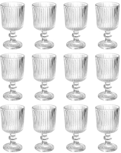 Teelichthalter Kelch 12er Set. Ø5,5 x 10cm. Windlicht Teelichtglas