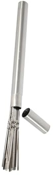 drburpily Brochettes en Acier Inoxydable de qualité supérieure pour Barbecue, idéales pour Les Amateurs de grillades. Résistantes à la Rouille et indéformables, Argent, 30 cm