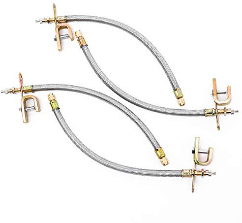 Tiziri 4PCS 12 Tire Valve Stems Braided Dual Tire Valve Stem Extension Truck RV Trailer Wheel 300mm New Extender Rod