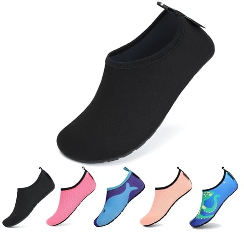 SAGUARO Chaussettes Aquatiques Enfants Chaussure d'eau Chaussons de Plage