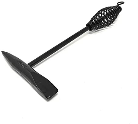 Pic à souder professionnel ELCAN 300gr pour enlever les scories de soudage comme marteau avec un côté pic ou burin, entièrement en acier massif avec traitement thermique