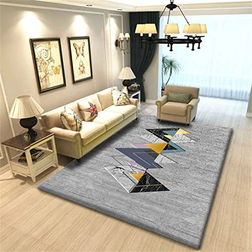 Alfombra Acolchada gris alfombras de habitacion juvenil Alfombra Impermeable Infantil Hotel De Decoración De Sala De Estar De Estilo Chino 80x160cm alfombra cocina antideslizante alfombras alargadas