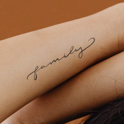 MyJagua Tattoo • Family | 1-2 Wochen Tattoo | Auf Pflanzenbasis | Hautverträglich | Wasserfest | Neue Tattoo Technologie | Kein Klebe Tattoo