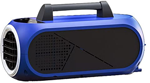 Condizionatori d'aria portatili, unità di raffreddamento CA domestica, 24 V CC e 100-240 V AC, alimentati a batteria al litio, 1100 BTU/H per tenda da campeggio, camera, esterno, camper e camion