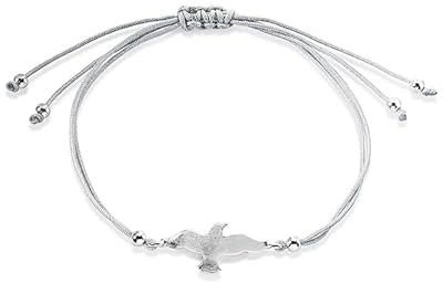 Heartbreaker Möwe Armband I Edles Möwen-Armband aus 925 Sterling Silber I Nickelfreies Silberarmband in Goldschmiedequalität I Hochwertige Armkette für Damen & Mädchen I LD MW 81