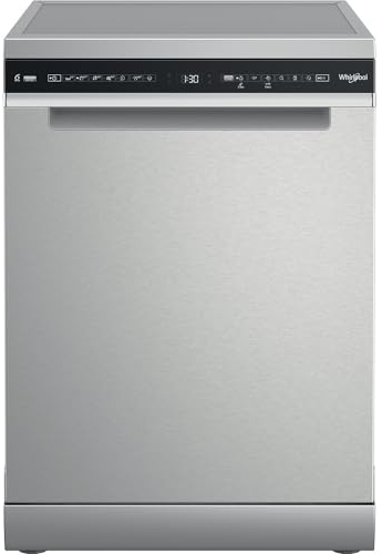 Whirlpool W7F HS51 AX UK 15 Place Settings Freestanding Dishwasher - Stainless Steel