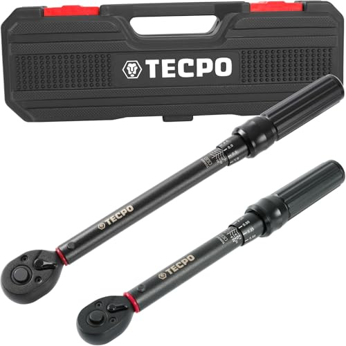 TECPO 2 clés dynamométriques 1/4 5-25 Nm + clé dynamométrique 10-50 Nm