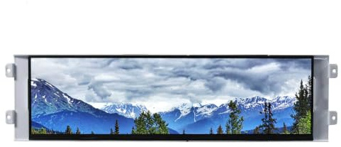 VSDISPLAY 32,3 cm (12,7 Zoll) 2880 x 864 2K 500nit IPS eDP LCD Monitor | für D41 CPU GPU Gaming PC Gehäuse Display, mit USB USB C Videoanschluss