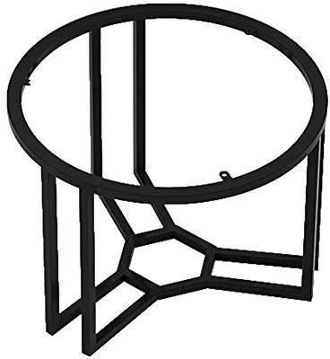 asdchZen Möbelbeine Tischbeine Aus Metall, Runde Möbelbeine, DIY-Esstischbeine, Ersatz-Couchtischbeine, 72 cm, Schwarz, Gold, Weiß, 1Er-Set (40 X 43 cm)..