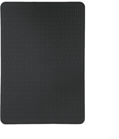Couvre-plaques en silicone pour plaques à induction, tapis de protection antiadhésif, pour cuisinières électriques, 71 x 50 cm (noir)