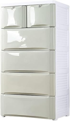 Kinderschrank Aufbewahrungsboxen mit verdickten Aufbewahrungsbehältern Grün (4 Schichten)