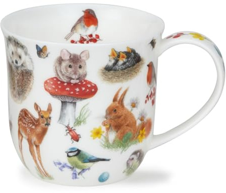 Dunoon Cumbrae Wildwood Mouse Mug en porcelaine fine 0,45 l