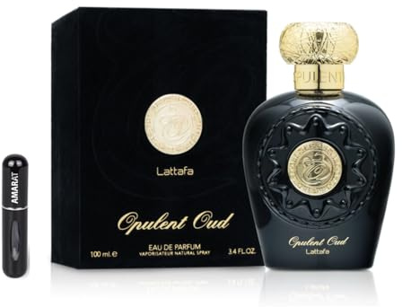 Opulent Oud Eau de Parfum - Arabisch Parfum - Unisex - Langanhaltend - inkl. Nachfüllbarer Zerstäuber - 5 ml Orientalischer Duft mit Safrannoten - Rose