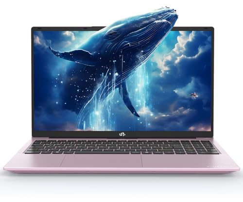 NIMO 15.6 Laptop FHD Computer Rosegold: 16GB RAM, 1TB SSD, Win 11 Home, N100, WLAN-Konnektivität, 65W PD, Hintergrundbeleuchtete Tastatur, Leicht & Stylisch,1 Jahr Support