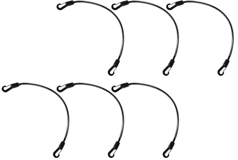 Supvox Elastische Beinriemen für Sichere Befestigung aus Nylon und Kunststoff 6 Stück mit Doppelseitigen Clips für Pferdedecken im Winter und Tägliche Pflege