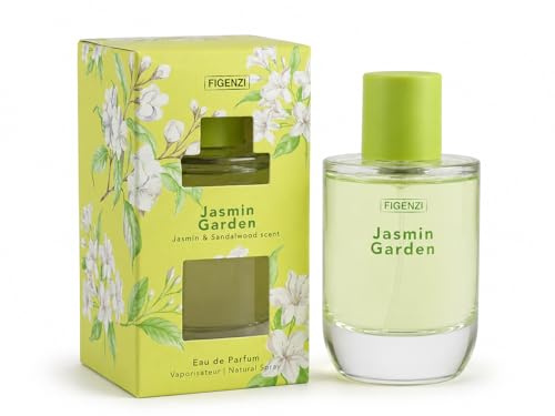 Eau de Parfüm Jasmin Garden von Figenzi Eau de Parfum 50ml für Damen | Eleganter Duft mit Jasmin & Sandelholz | Blumig-Holziger Damenduft | Geschenkidee für Frauen