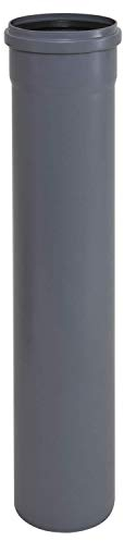 MKK - 19595-002 - HT-Rohr DN 50 Länge 0,5 m Abwassersystem Rohre Abflussrohr Abwasser grau 0,5 m