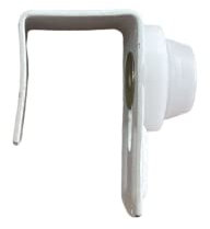 TENDAGGIMANIA ® Supporto per Tende No Foro - Supporti in Alluminio - per Tende a Pacchetto - 1 Pezzo - Spessore:15 MM