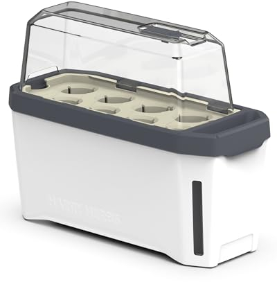 GUSTA GARDEN Harry Herbs 4in1 Kräutertopf Weiß - Pflanzentopf - Abnehmbare Anzuchthaube & Bewässerungssystem - 0,5L Wassertank & 5L Erdvolumen