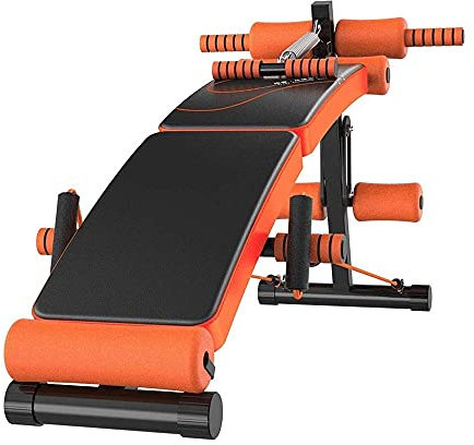 Hantelbank, faltbare Trainings-Bauchbank für Heim-Fitnessstudio, Übungs-Reverse-Crunch-Griff, Bauchstreckbank, Beinentwickler-Fitness-Sit-Up-Hilfsstange, Training der Bauchmuskel-Brett-Hante
