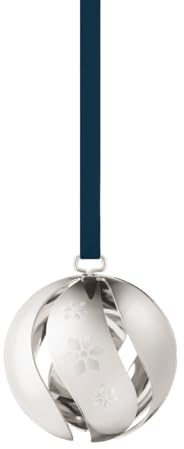 Georg Jensen - Weihnachtskugel 2024, Palladium
