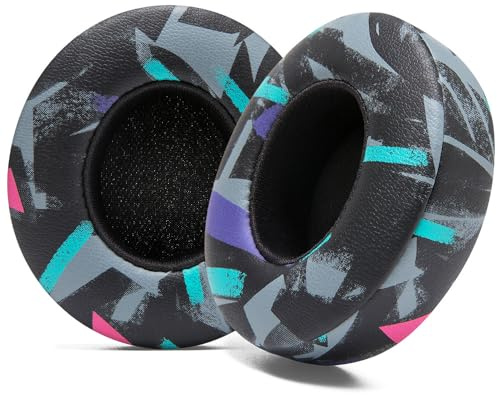 WC PadZ Solo 4 - Upgraded Replacement Earpads for Beats Solo 4 by Wicked Cushions | Enhanced Comfort & Sound Isolation | 90's Black | Made by Wicked Cushions | Enhanced Comfort & Sound Isolation | 90's Black