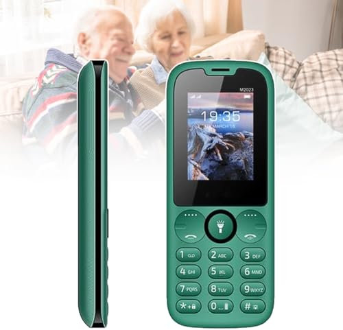 Telefoni Cellulari di Base per Anziani e Bambini, Telefoni Stupidi Sbloccati, Telefoni Cellulari Senza Internet - con Pulsanti Grandi, MP3, MP4, Fotocamera, Torcia Elettrica, SOS,C