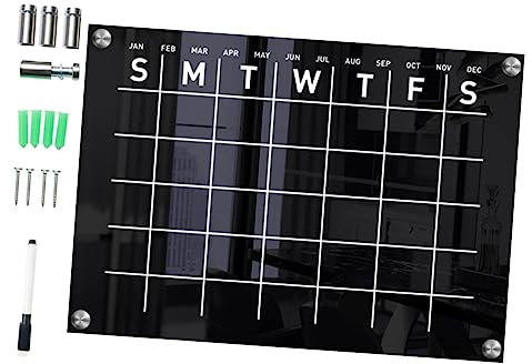 Lurrose Wandkalender Aus Acryl Löschbar Und Hängbar Zum Erfassen Von Aufgabenplänen Und Memo-dingen Robust Und Verschleißfest Für Haushalt Wanddekoration