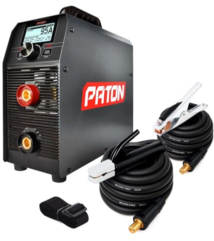 PATON PRO-350 Inverter 3-in-1 Kit – Schweißgerät MMA, TIG mit Pulsfunktion – 350A Ausgang – Lichtbogenschweißgerät – Eingang 400V – 5 Jahre Garantie