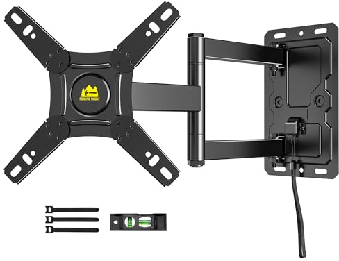 FORGING MOUNT Lockable RV TV Mount Portrait TV Wall Mount with Landscape to Portrait for 13–43 TVs & Monitors, Full Motion Wall Mount for Camper,RV,Motorhome,Trailer,Boat,Truck VESA 200x200mm