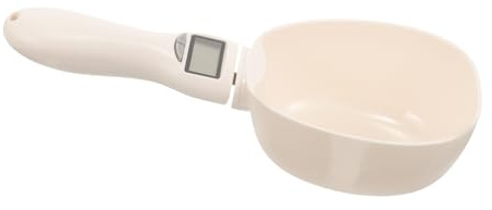 UTHCLO Cuillère Électronique De Mesure Avec Écran Digital Pèse Aliments Et Croquettes Pour Animaux Poignée Amovible Outil Pratique Pour Cuisine Pâtisserie