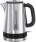 Russell Hobbs Kettle [1.7l, 3000W, stainless steel] Distinctions Black (Push-to-open lid, 360° base with cord storage, Perfect pour spout,removable Anti-scale filter, water level indicator) 24283