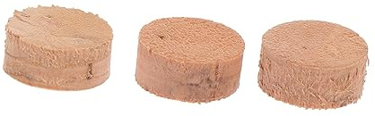 Tuba Wasserschlüssel Korkteile 3 Stück für Reparatur und Zubehör | Khaki, Kork Holz, Stabile Funktion, Passend für Tuba, mit Drei Teilen