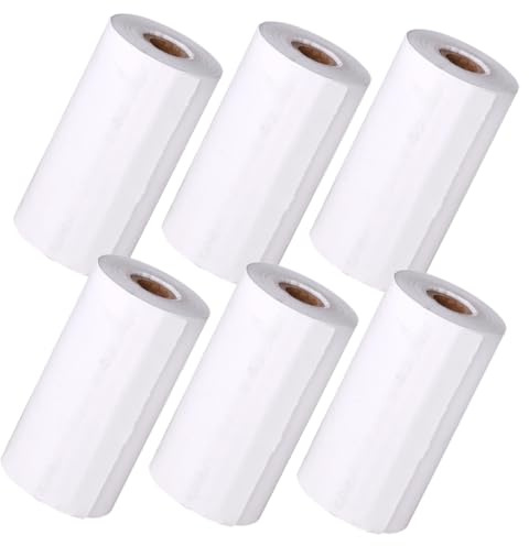 Tofficu 6 Rolls Instant Camera Printing Paper Thermal Printer Paper Accessory for Boys and Girls Camera