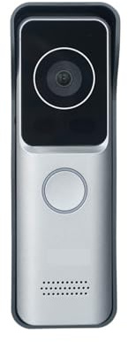 Villa Wi-Fi-dörrklocka, Videoporttelefon, IP-dörrtelefon, P2P-moln, Dörrstation Tydlig Display Skydd Alla Väder