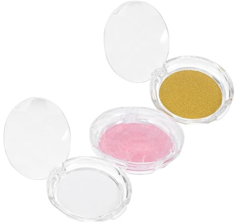 POPETPOP Wimpern Aufbewahrungsbox Kompakt mit Schützendem Wölbungsdesign aus Kunststoff 3 Stück für und Beauty Salons