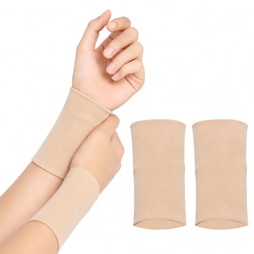 ROSENICE Bracciale Da Polso Medico Sportivo Supporto Traspirante Elastico Taglia M Beige Per Lesioni Protezioni Polso Recupero Muscolare Esercizi Quotidiani