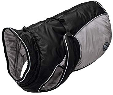 HUNTER UPPSALA EXTREME Hundemantel, Wintermantel, wasserabweisend, reflektierend, 25, schwarz/grau