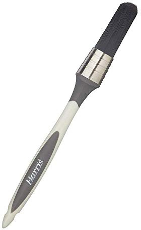 Harris 102021001 21mm Seriously Good Woodwork Gloss Round Brush, Paint, White