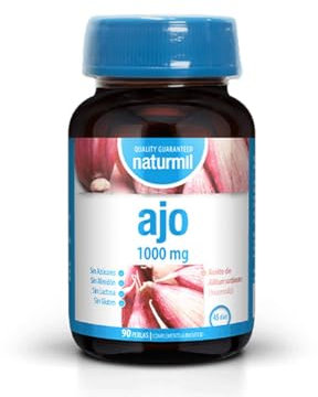 Naturmil | Ajo 1000 mg - 90 Perlas| Aceite de Allium Sativum -Macerado