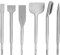 Chisel Set SDS Plus Shank Drill Bit & Chisel Set 6-pcs Chisel SDS Hammer Drill Bit Set Metal Scraping Tool Chisel Wall Chisel SDS Concrete Breaker Chisels for Brick Cement Stone