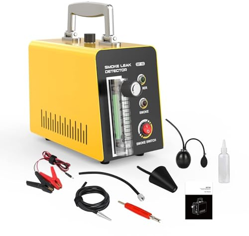Detector de Fugas de Humo EVAP Localizador de detectores de Fugas de Humo SDT103 Probador de detectores de Fugas de Combustible con medidor de Flujo Ajustable para vehículos de 12V