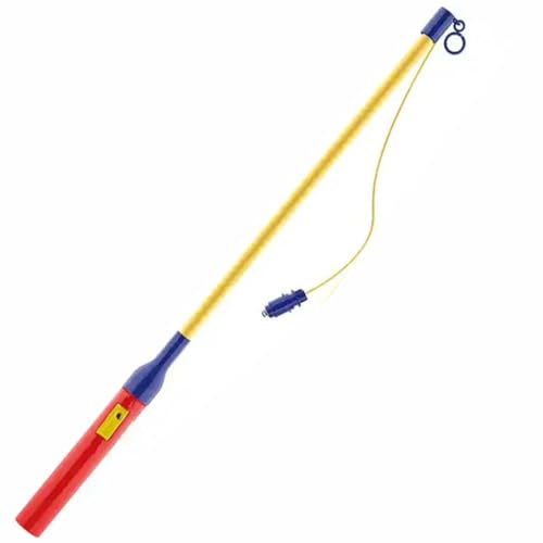 INDIGOS UG Laternenstab 50 cm LED für Kinderparty, St. Martin, Halloween, Weihnachten, St. Martinstag, Kunststoff, Gelb, Innen und Außen, Feiertage, Feste und Feierlichkeiten