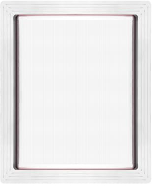 PATIKIL 12 x 10 Zoll Aluminium Siebdruckrahmen mit 110er weißem Netz, Siebdruckrahmen für den Siebdruck, Silber