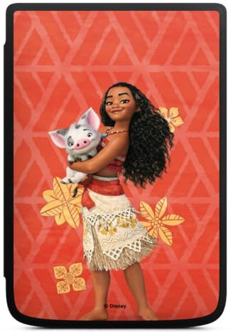 Coque pour liseuse Compatible avec Vivlio Touch HD Plus Etui pour liseuse Protection pour liseuse Princesses Disney Vaiana Pua