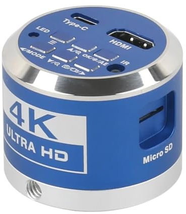 Microscope Caméra de microscope vidéo 24MP 4K 2K HDMI Type C for laboratoire, téléphone, tablette, réparation de soudure IC BGA