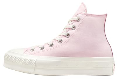 Converse Chuck Taylor All Star Lift - Tenis altos con plataforma y corazones para mujer